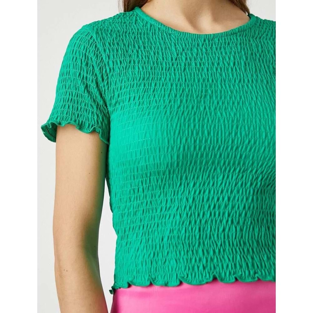 Kadın Giyim Tişört 2YAK13807EK Yeşil