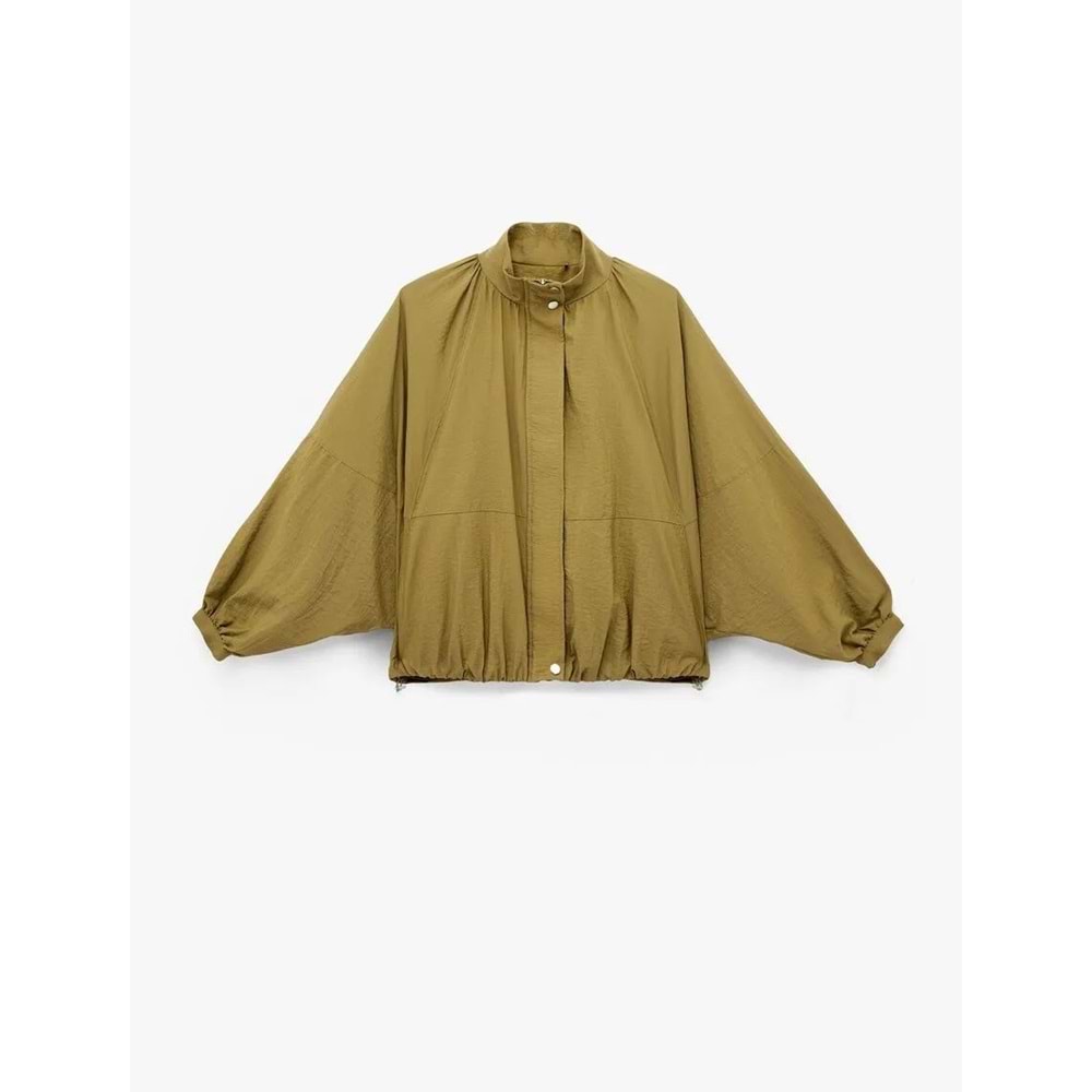 Kadın Giyim Regular Fit Düğmeli Cep Detaylı Kolsuz V Yaka Yelek - KOTON - 6SAK00067EW - HAKİ - 38