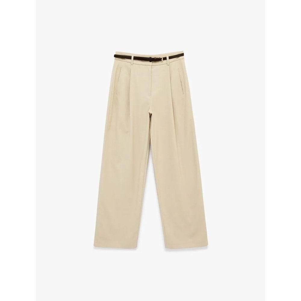 Kadın Giyim Pantolon - KOTON - 6SAK40191UW - BEJ - 38