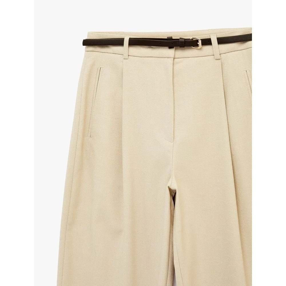 Kadın Giyim Pantolon - KOTON - 6SAK40191UW - BEJ - 38