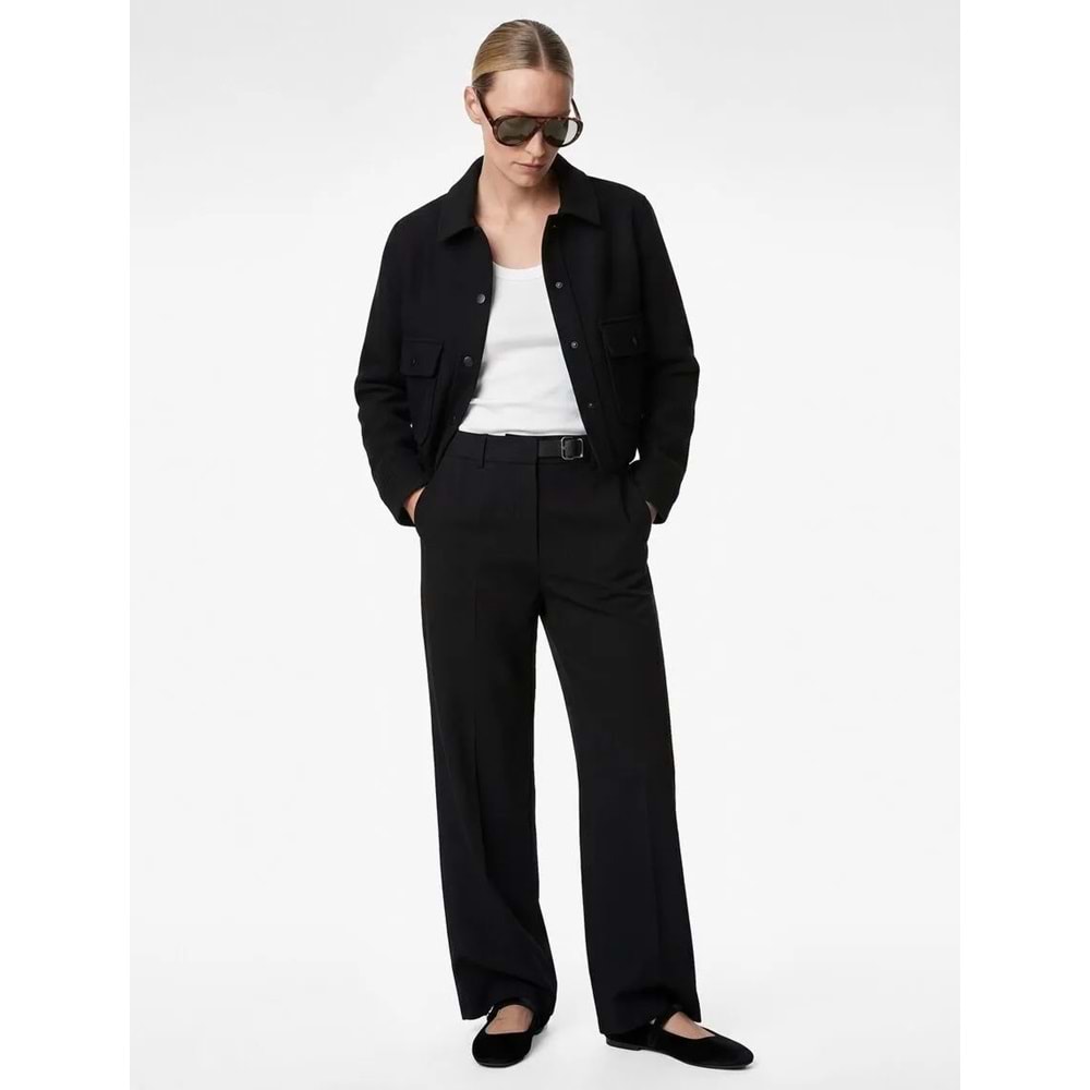 Kadın Giyim Gömlek - KOTON - 6SAK40220PW - SİYAH - 34