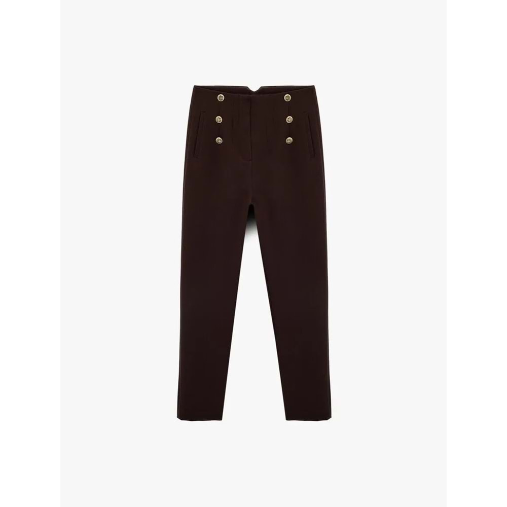 Kadın Giyim Pantolon - KOTON - 6SAK40273UW - KAHVERENGİ - 36