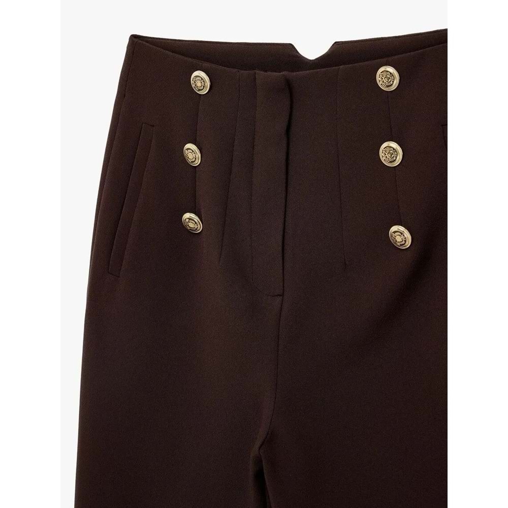 Kadın Giyim Pantolon - KOTON - 6SAK40273UW - KAHVERENGİ - 36