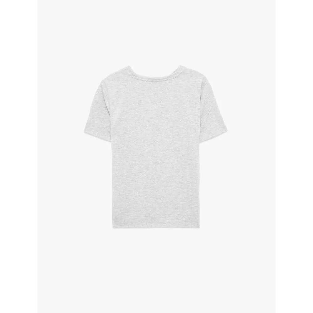 Kadın Giyim Tişört - KOTON - 6SAK50082EK - GRİ MELANJ - S