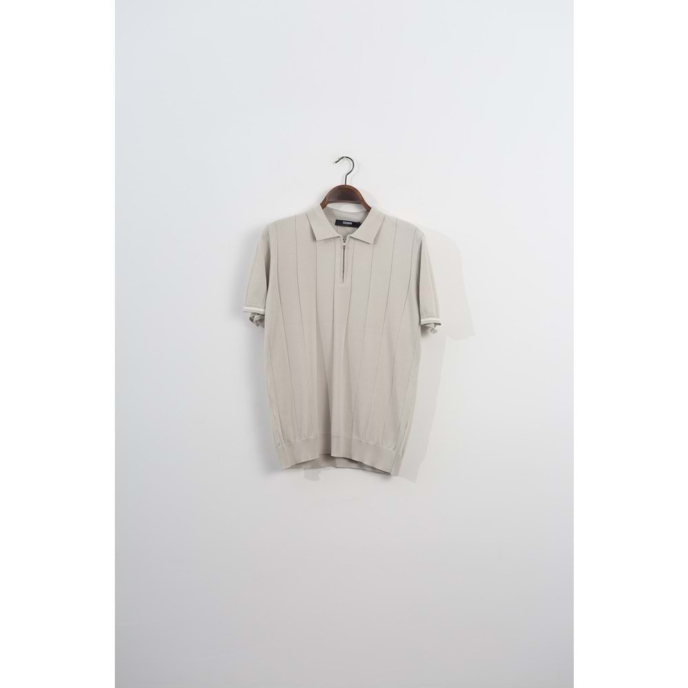 CAZ 34260 POLO TRİKO T-SHIRT - CAZADOR - 26KCEE34260 - BEJ - M