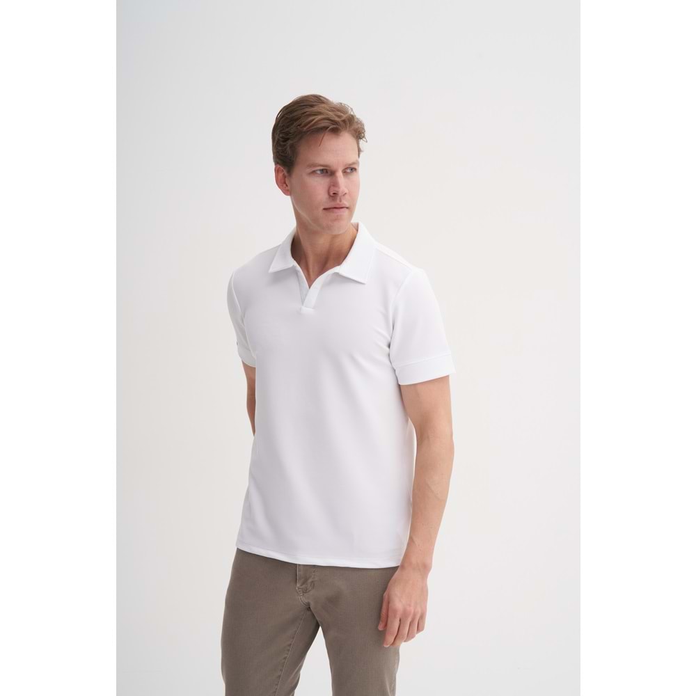 CAZ 42010 POLO T-SHIRT - CAZADOR - 26KCEE42010 - BEYAZ - M