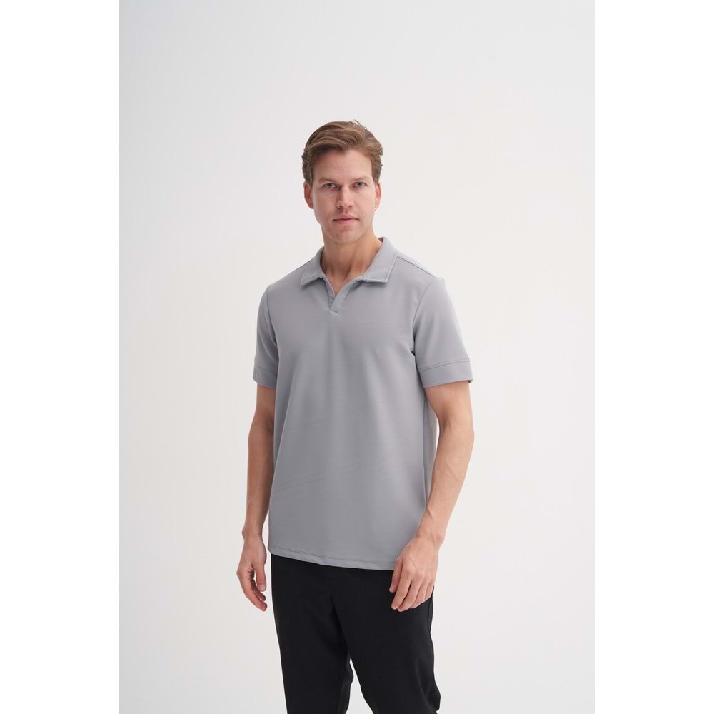 CAZ 42010 POLO T-SHIRT - CAZADOR - 26KCEE42010 - GRİ - L