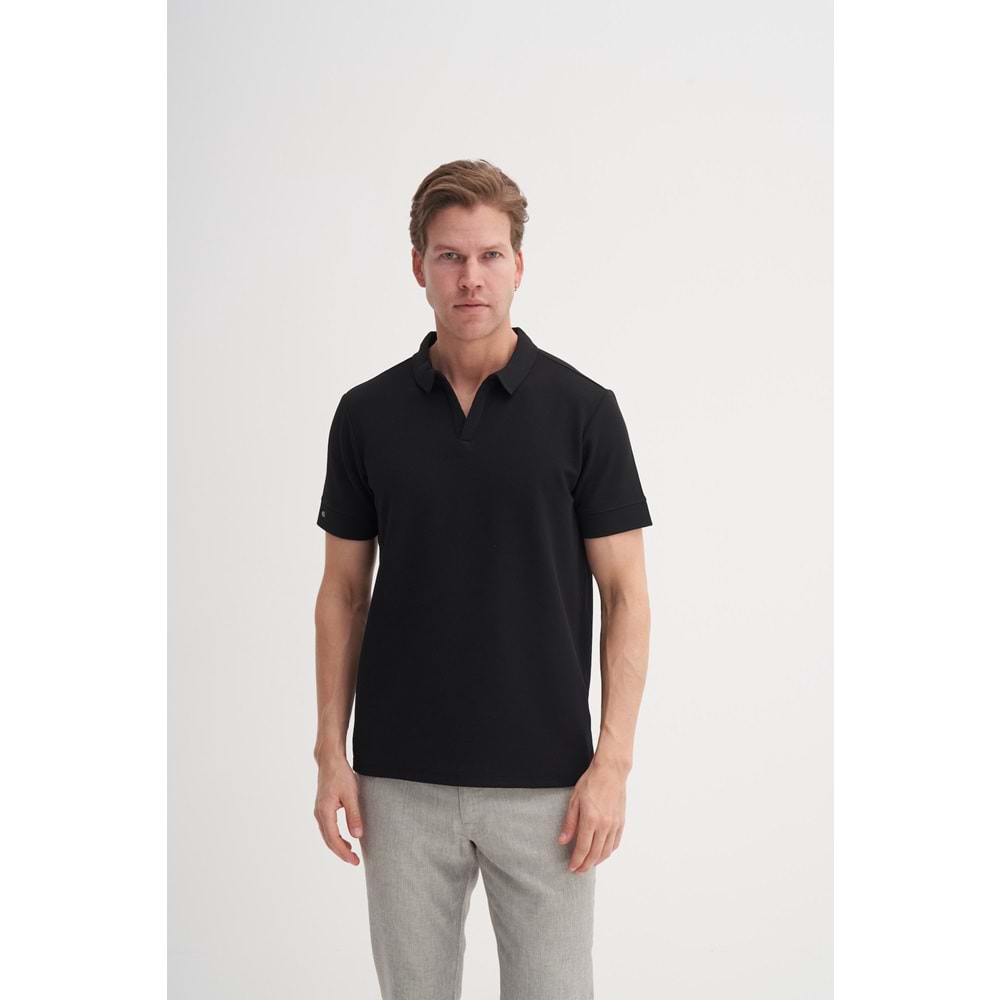 CAZ 42010 POLO T-SHIRT - CAZADOR - 26KCEE42010 - SİYAH - L