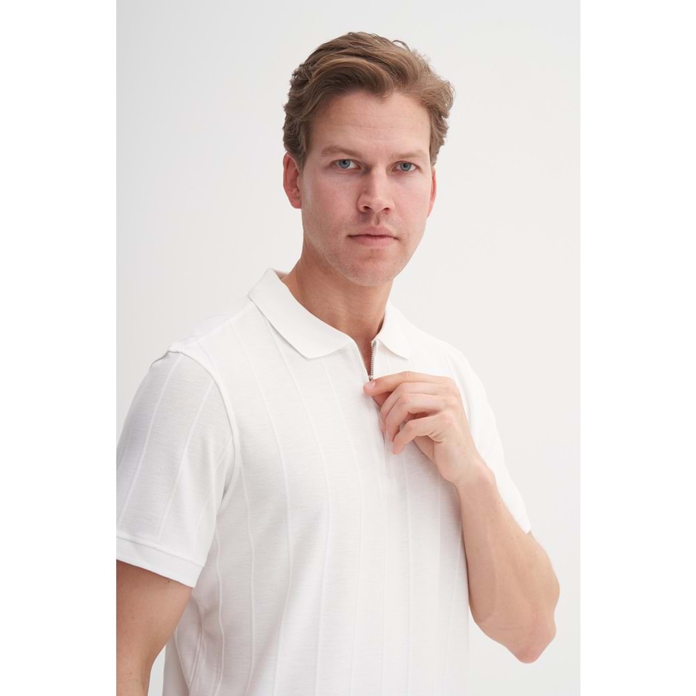 CAZ 42380 POLO T-SHIRT - CAZADOR - 26KCEE42380 - EKRU - XL