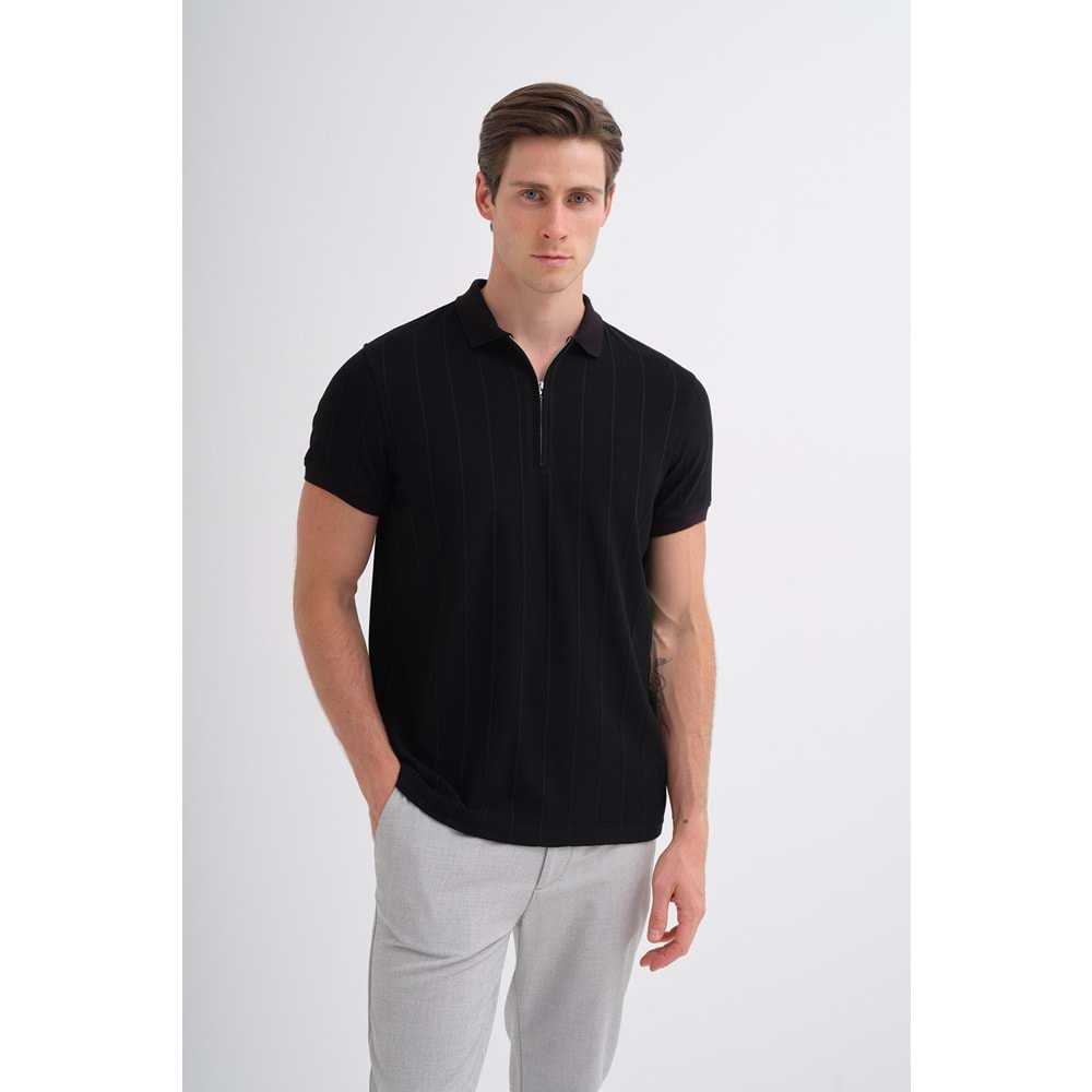CAZ 42380 POLO T-SHIRT - CAZADOR - 26KCEE42380 - SİYAH - XXL