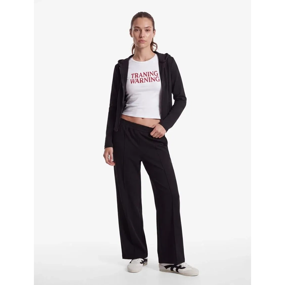 Rahat Kalıp Geniş Paça Spor Eşofman Altı 7WAK40276NK - KOTON - SİYAH - XL