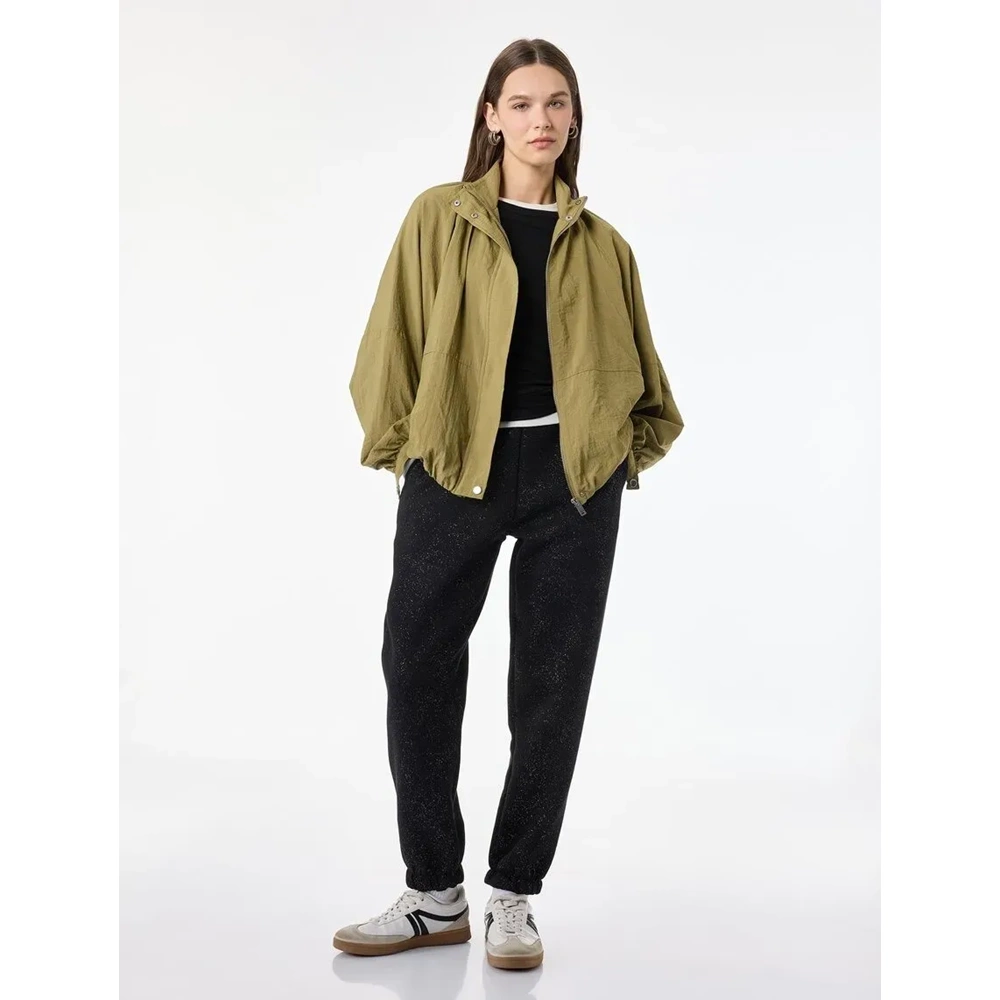 Beli Bağcıklı Jogger Eşofman Altı 7WAL40017IK - KOTON - SİYAH - XL