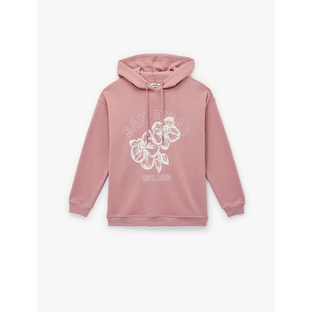 Kadın Giyim Sweatshirt - KOTON - 6WAL10564IK - PEMBE - XL