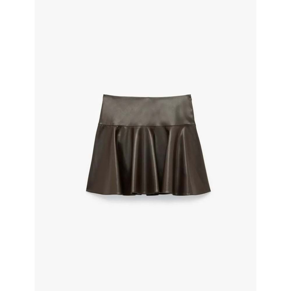 Kadın Giyim Etek - KOTON - 6WAK70088EW - KAHVERENGİ - 38