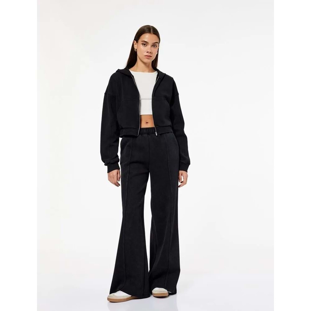 Kadın Giyim Sweatshirt - KOTON - 6WAL10483IK - ANTRASİT - XS