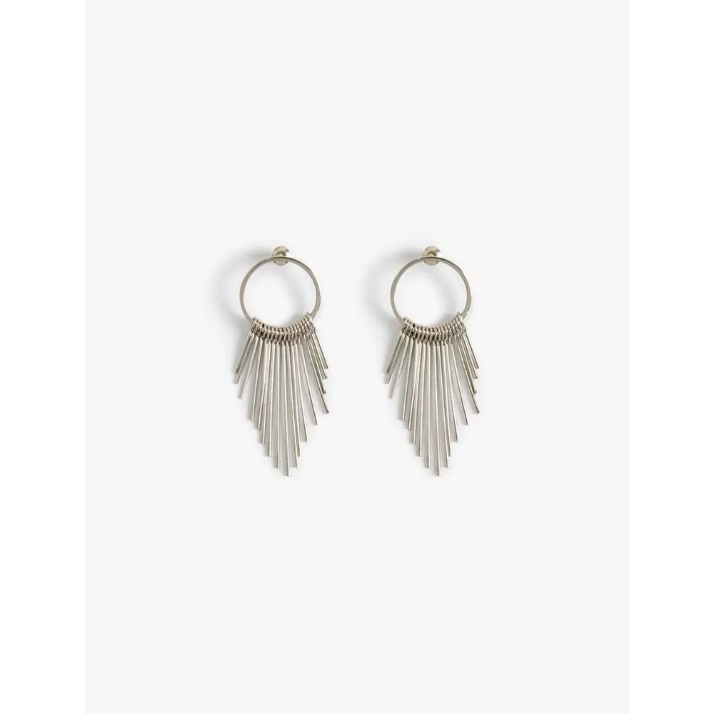 Kadın Aksesuar Soyut Küpe Çok Renkli Çelik Karışımlı