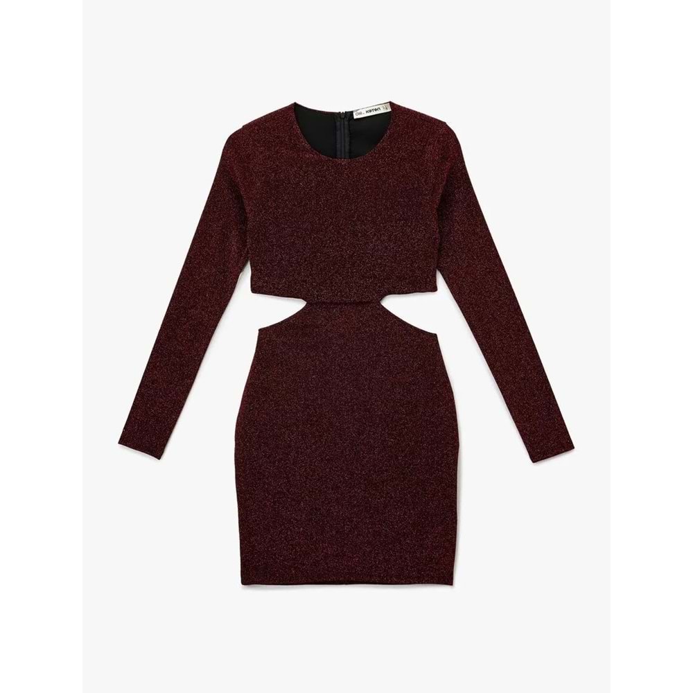 Kadın Giyim Elbise - KOTON - 6WAL80004IK - BORDO - XL