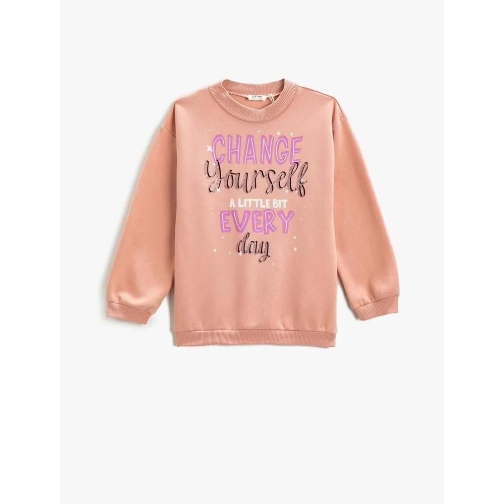 Kız Çocuk Giyim Sweatshirt 3WKG10172AK Pembe