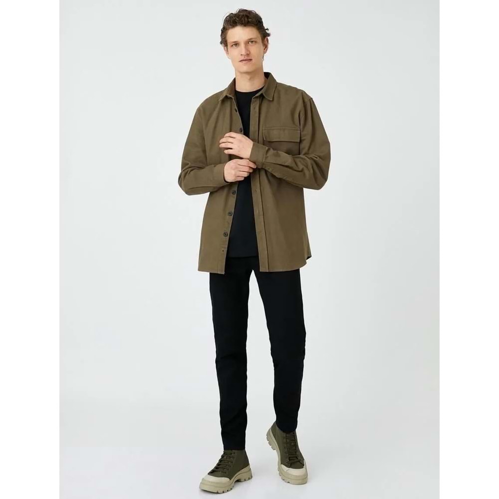 Erkek Giyim Michael Kot Pantolon - KOTON - 4WAM40239ND - SİYAH - 33/30