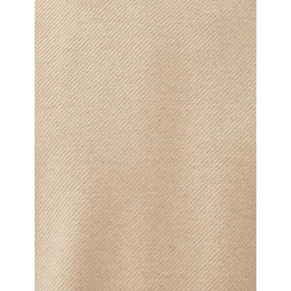 Basic Kazak Bisiklet Yaka Dokulu Uzun Kollu - KOTON - 4WAM70059MK - BEJ - L