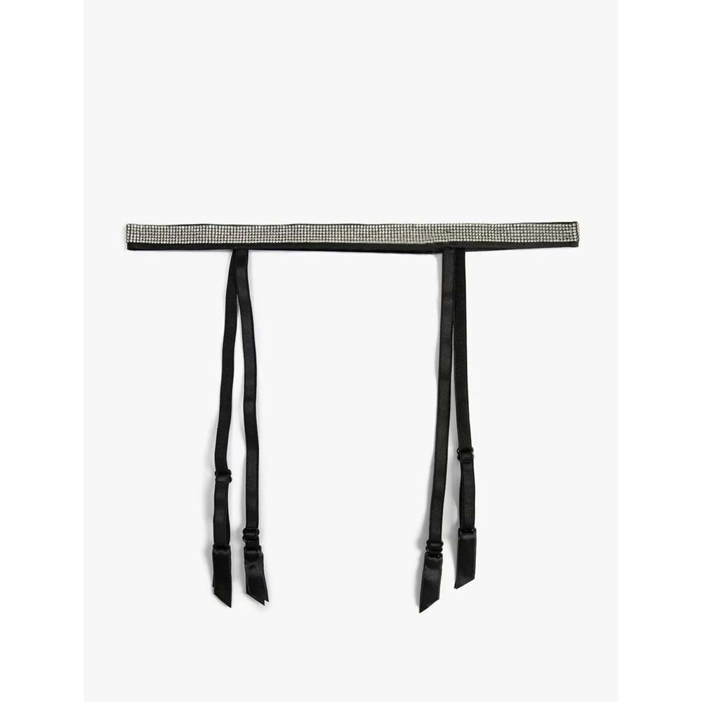 Kadın İç Giyim Jartiyer - KOTON - 4WLK30172MK - SİYAH - L