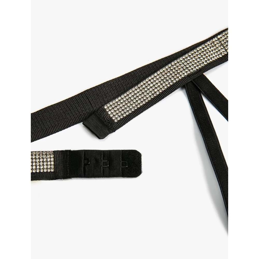 Kadın İç Giyim Jartiyer - KOTON - 4WLK30172MK - SİYAH - L