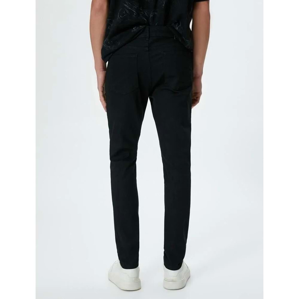Super Skinny Fit Kot Pantolon - Justin Jean - KOTON - 4SAM40232ND - SİYAH - 34/30