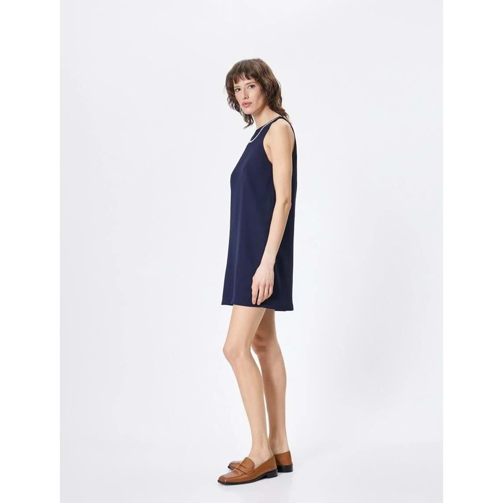 Kadın Giyim Elbise - KOTON - 4SAK80117UW - LACİVERT - 38