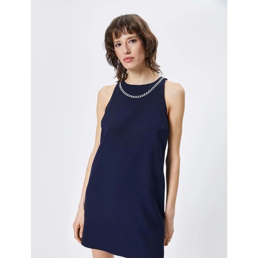 Kadın Giyim Elbise - KOTON - 4SAK80117UW - LACİVERT - 38