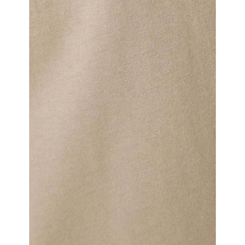 Bisiklet Yaka Tişört Cep Detaylı Nakışlı Kısa Kollu - KOTON - 4SAM10231HK - HAKİ - XL