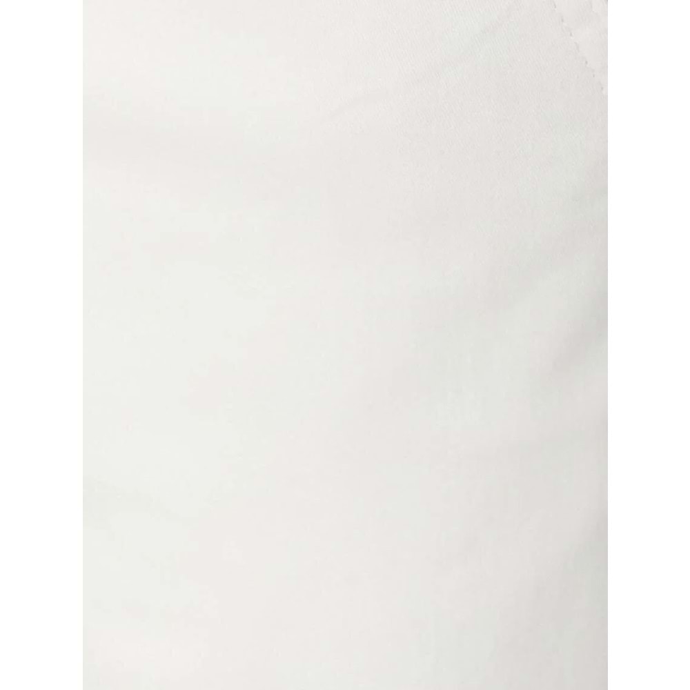 Kumaş Şort Bermuda Slim Fit Düğmeli Cepli Katlı Paça - KOTON - 4SAM40064HW - BEYAZ - 48