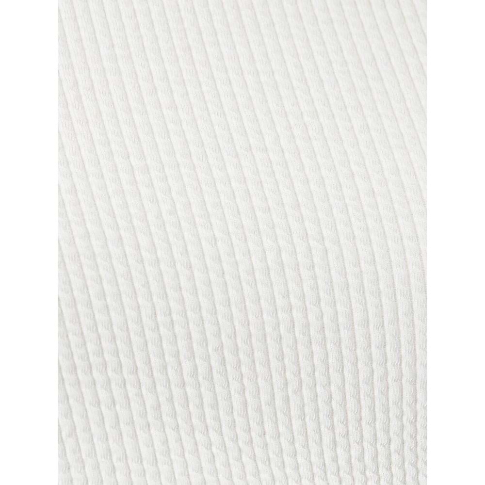 Halter Yaka Elbise Midi Pencere Detaylı Önden Yırtmaçlı Slim Fit - KOTON - 4SAL80022IK - EKRU - S