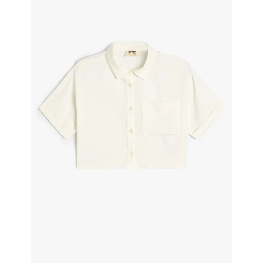 Kız Çocuk Giyim Gömlek - KOTON - 4SKG60100AW - BEYAZ - 4-5 YAŞ
