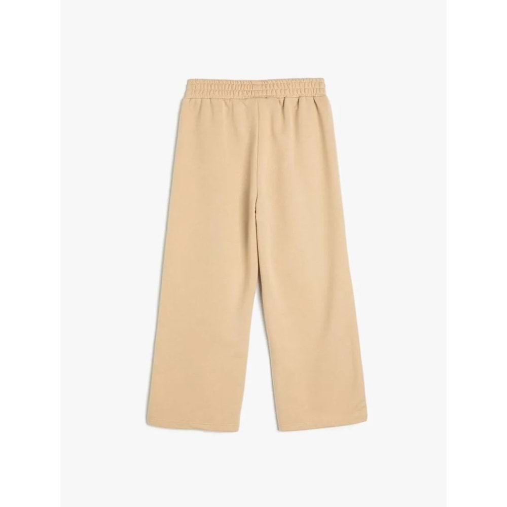 Kız Çocuk Giyim Eşofman Altı - KOTON - 4SKG40225AK - BEJ - 6-7 YAŞ