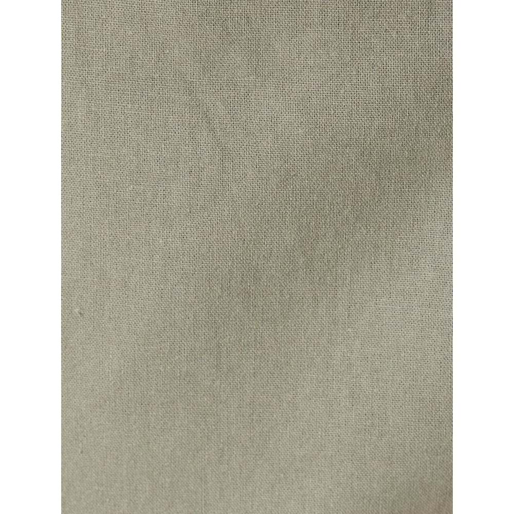 Erkek Giyim Keten Şort Kargo Cep Detaylı Bermuda - KOTON - 4SAM40072HW - HAKİ - 46