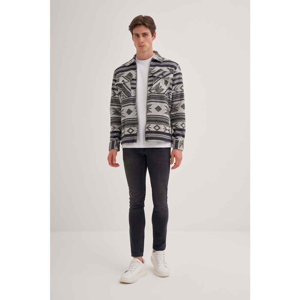 CAZ 2021 ODUNCU GÖMLEK - CAZADOR - 24KCEED02021 - A.GRİ - M