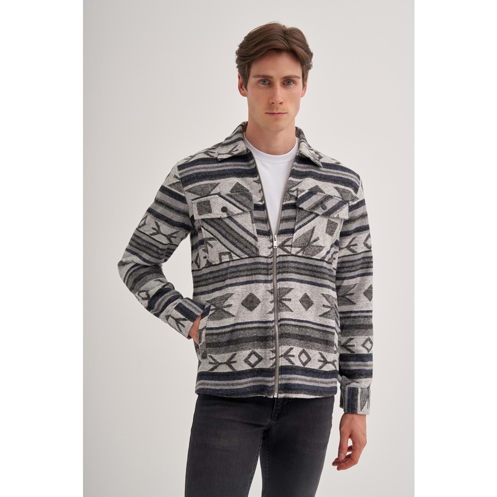 CAZ 2021 ODUNCU GÖMLEK - CAZADOR - 24KCEED02021 - A.GRİ - M