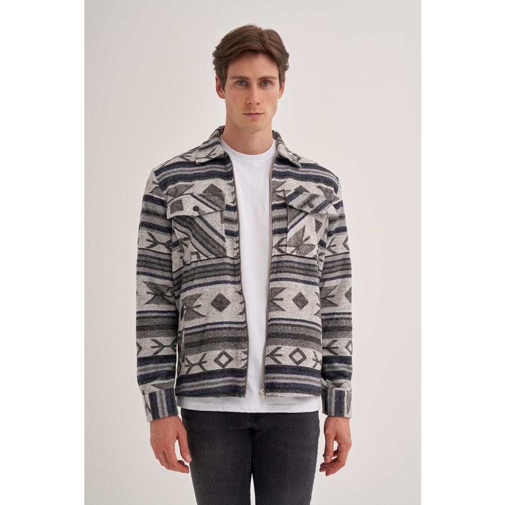 CAZ 2021 ODUNCU GÖMLEK - CAZADOR - 24KCEED02021 - A.GRİ - M