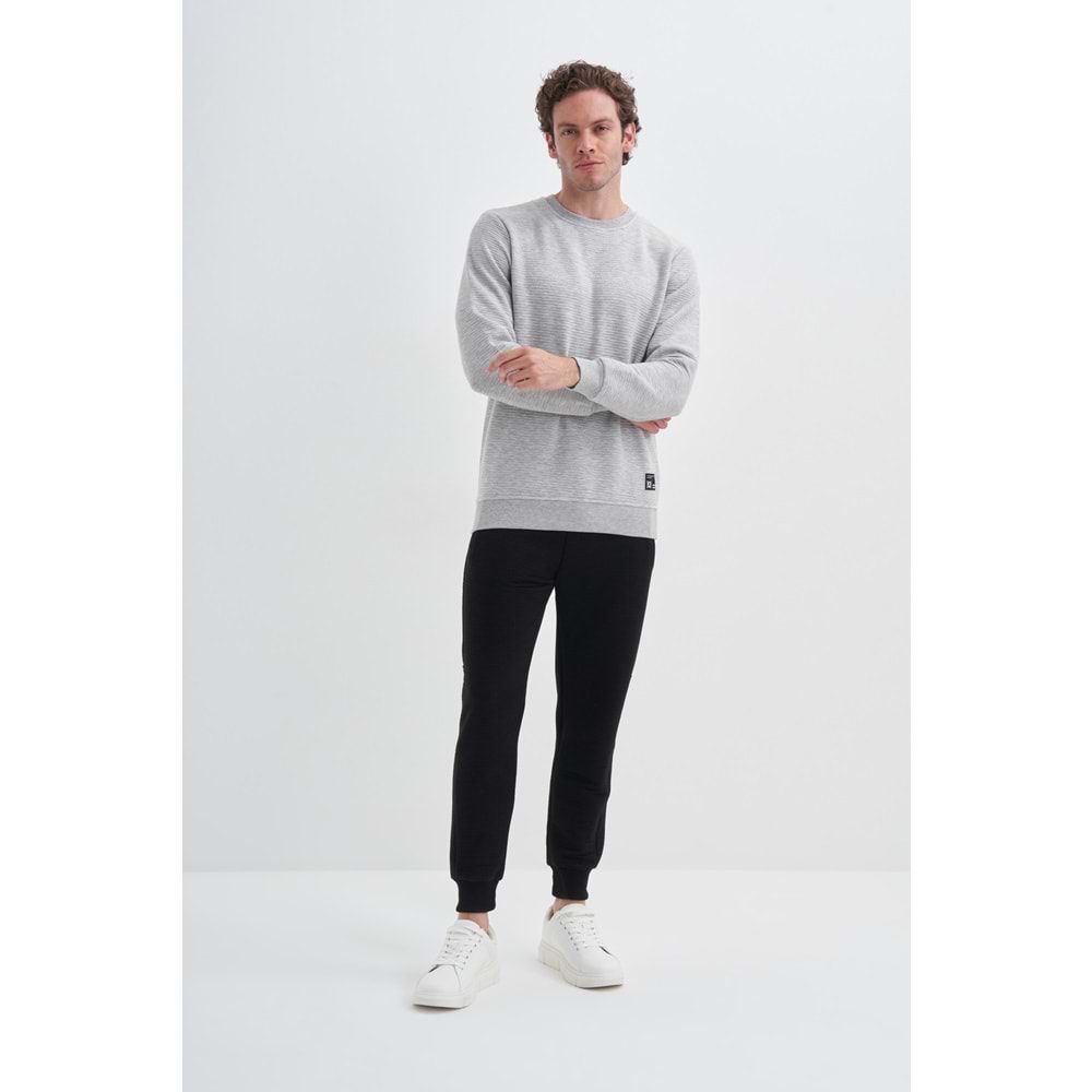 CAZ 5046 OTTOMAN SWEAT - CAZADOR - 24KCEEO05046 - GRİ MELANJ - L