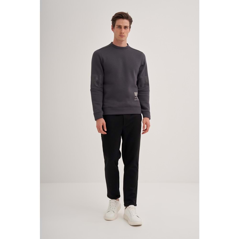 CAZ 5132 3 İPLİK SWEAT - CAZADOR - 24KCEEO05132 - ANTRASİT - L