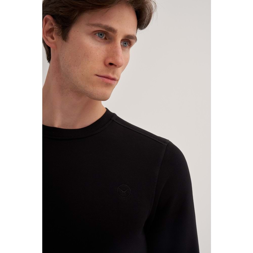 CAZ 5615 3 İPLİK SWEAT - CAZADOR - 24KCEEO05615 - SİYAH - L