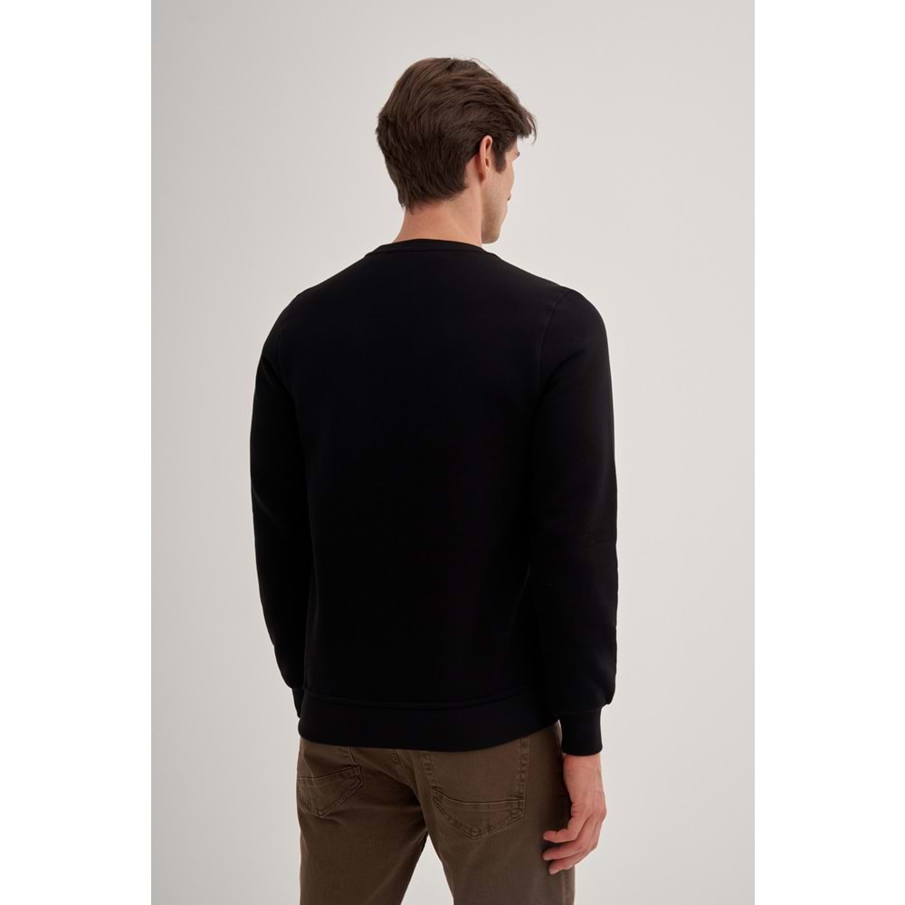CAZ 5615 3 İPLİK SWEAT - CAZADOR - 24KCEEO05615 - SİYAH - L