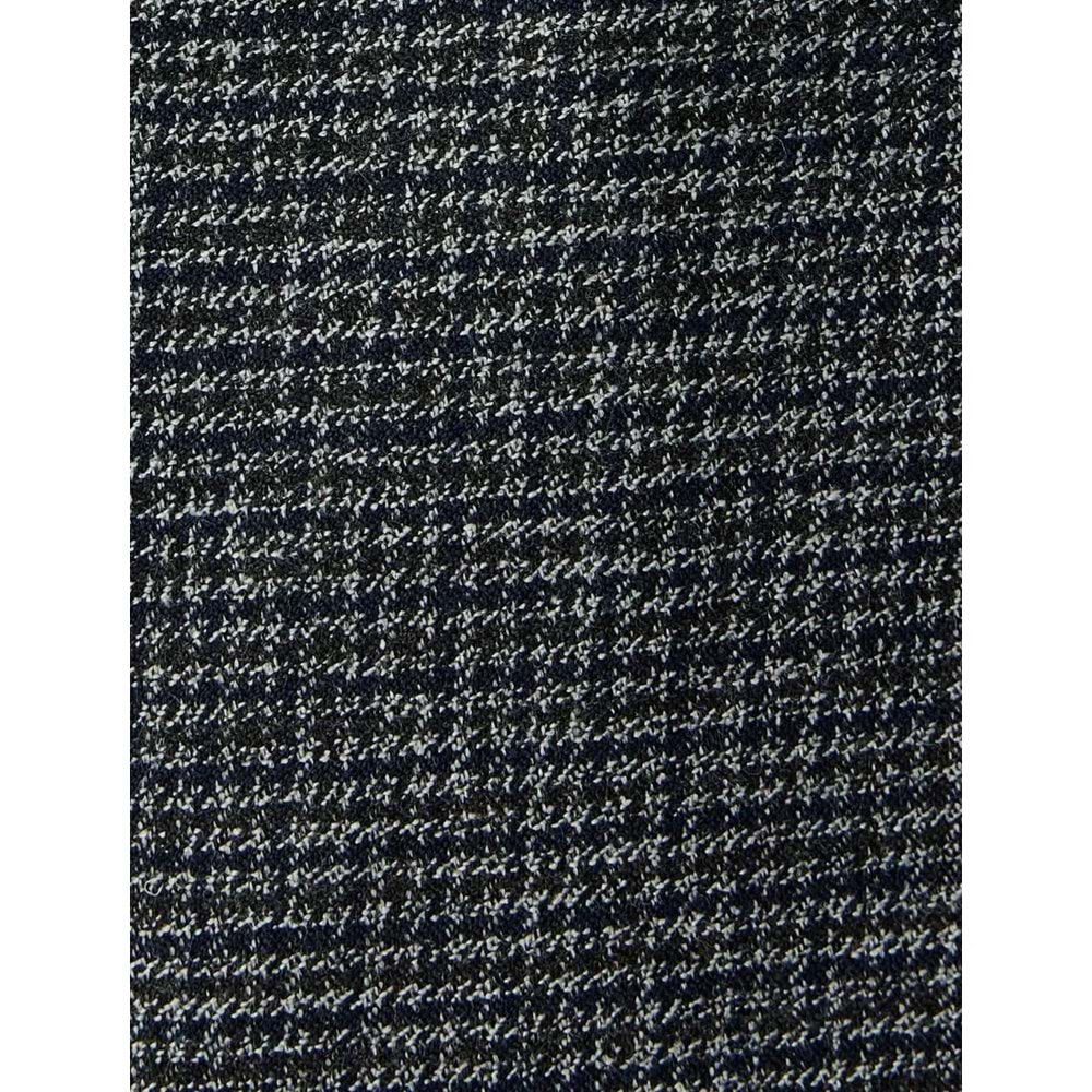 Oversize Blazer Ceket Kruvaze Ters Yaka Kapaklı Cepli Düğmeli - KOTON - 5WAK50009EW - ANTRASİT - 42
