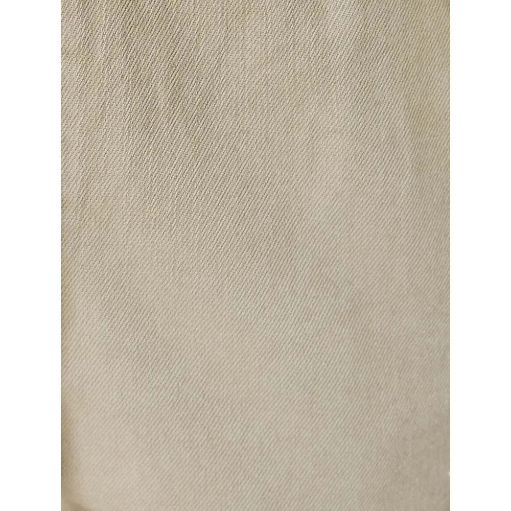 Gabardin Pantolon Beli Bağcıklı Cep Detaylı Pamuklu - KOTON - 5WAM40008HW - HAKİ - 42