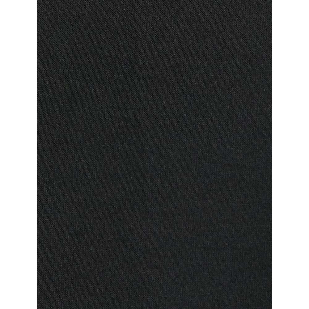 Basic Tişört Bisiklet Yaka Kısa Kollu Dokulu Pamuklu - KOTON - 5WAM10076HK - SİYAH - S
