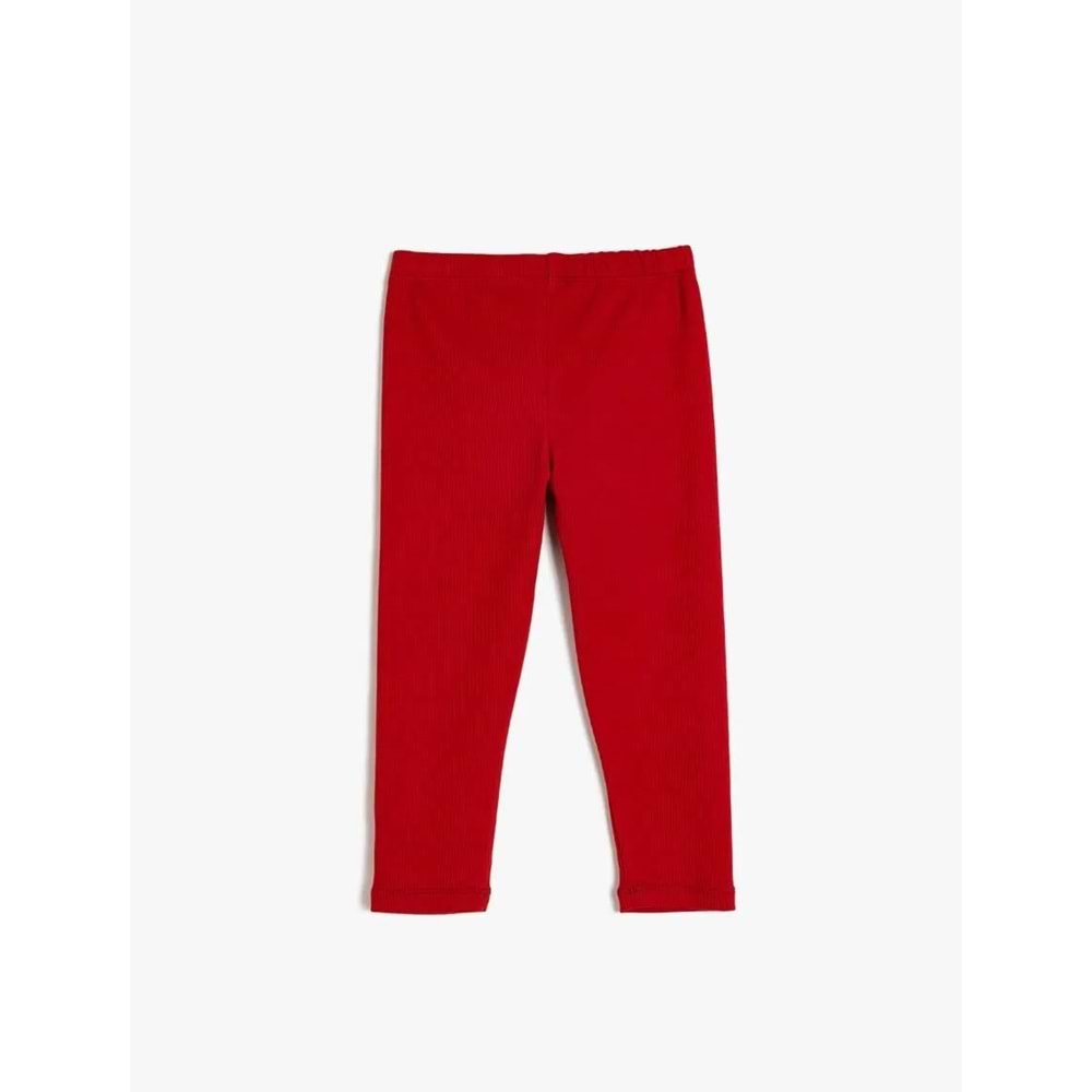 Kız Bebek Giyim Tayt - KOTON - 5WMG40062AK - BORDO - 18-24 AY