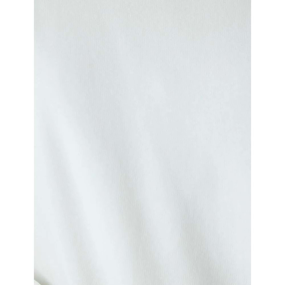 Basic Sweatshirt Bisiklet Yaka - KOTON - 5WAL10192IK - EKRU - S