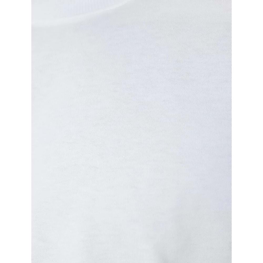 Basic Tişört Kısa Kollu Bisiklet Yaka Pamuklu - KOTON - 5WAM10078HK - BEYAZ - S