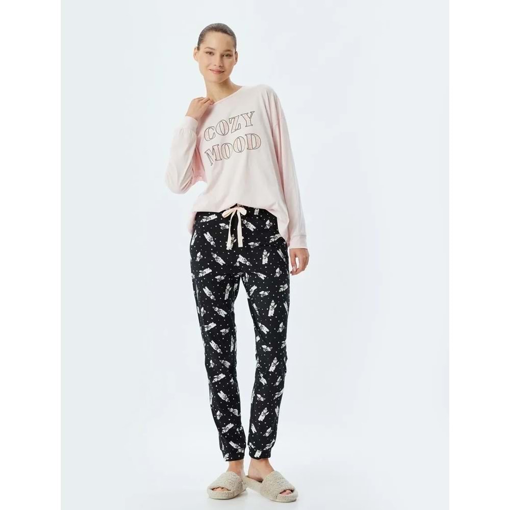Örgü Pijama Takımı - 5WLK40057MK - S - ST00007456-417993