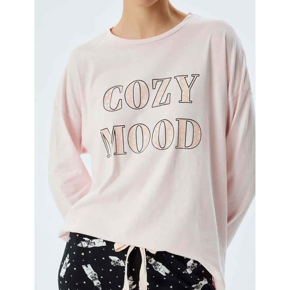 Örgü Pijama Takımı - 5WLK40057MK - S - ST00007456-417993